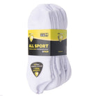 Sof Sole Women's No Show All Sport Performance Socks, White, Medium, 6 Pair - Forza Sports