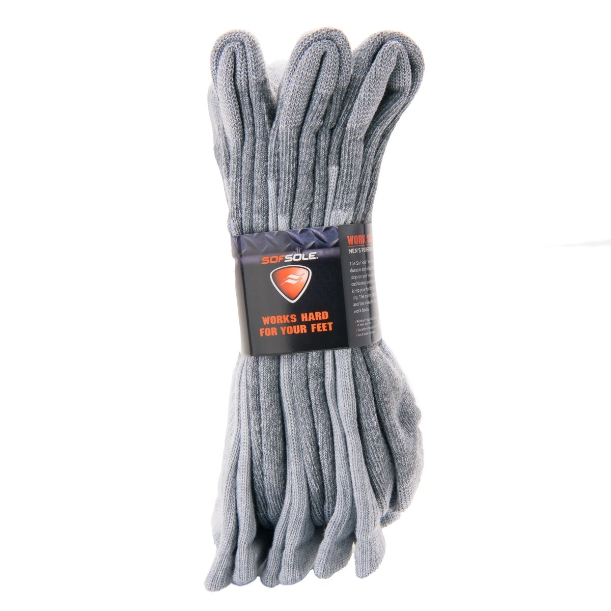 Sof Sole Men's Performance Crew Work Socks - Forza Sports