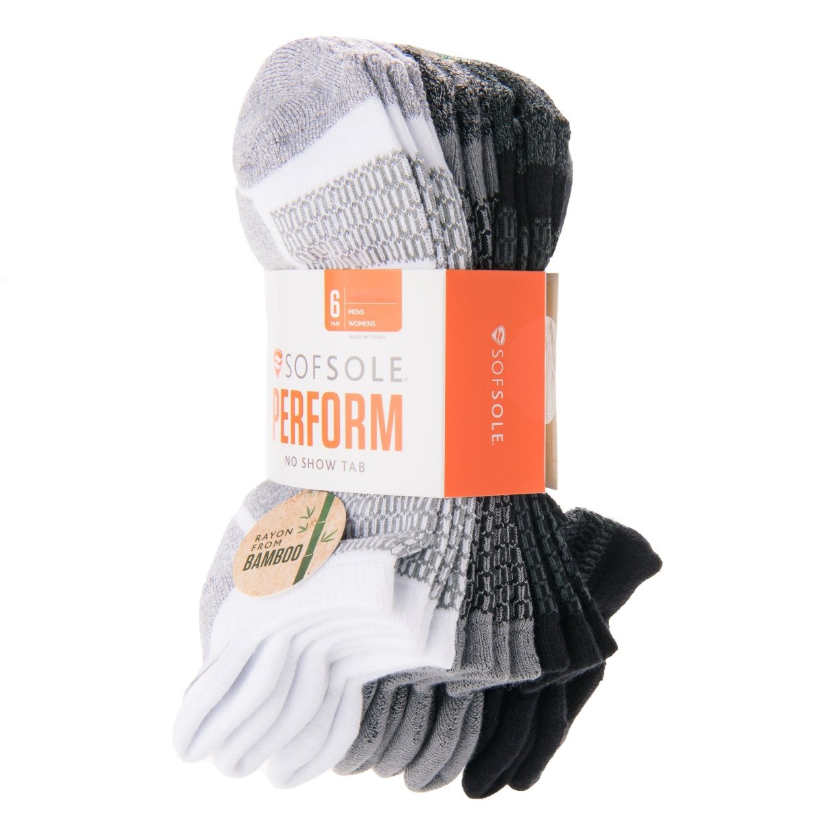 Sof Sole Bamboo No Show Tab Performance Socks - Forza Sports
