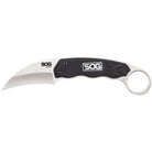 SOG - Gambit - 2.6" Fixed Satin Polished Blade and Black Sheath - Forza Sports