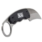 SOG - Gambit - 2.6" Fixed Satin Polished Blade and Black Sheath - Forza Sports