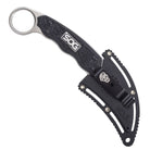 SOG - Gambit - 2.6" Fixed Satin Polished Blade and Black Sheath - Forza Sports