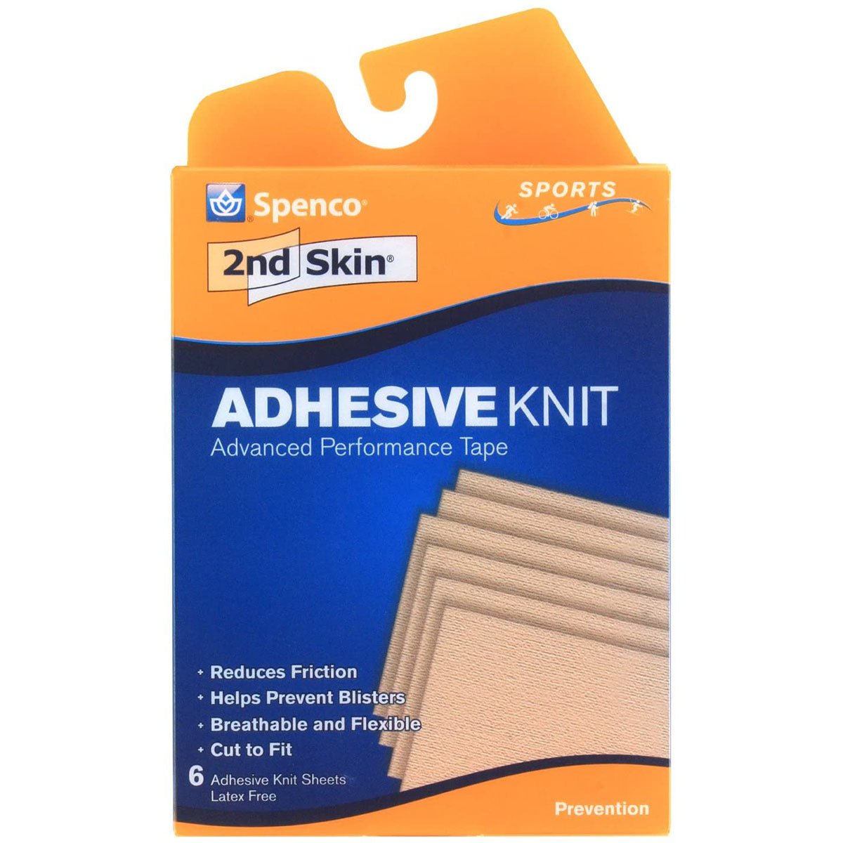 Spenco 2nd Skin 3" x 5" Advanced Performance Adhesive Knit Tape - Forza Sports