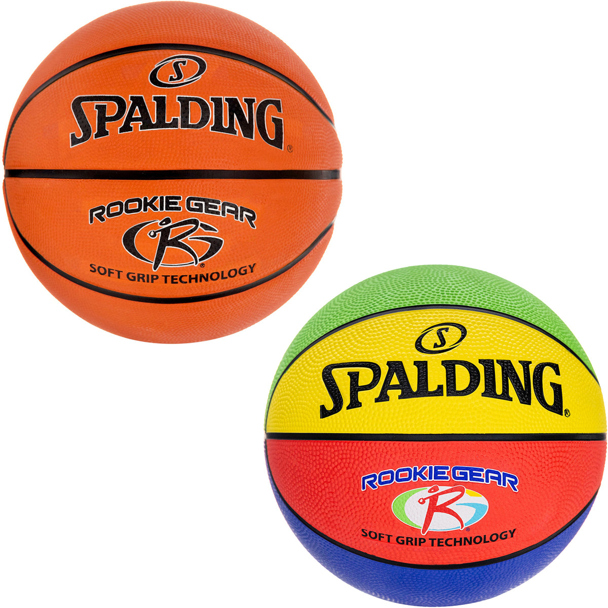 Spalding Youth Rookie Gear Soft Grip 27.5" Indoor/Outdoor Basketball Spalding