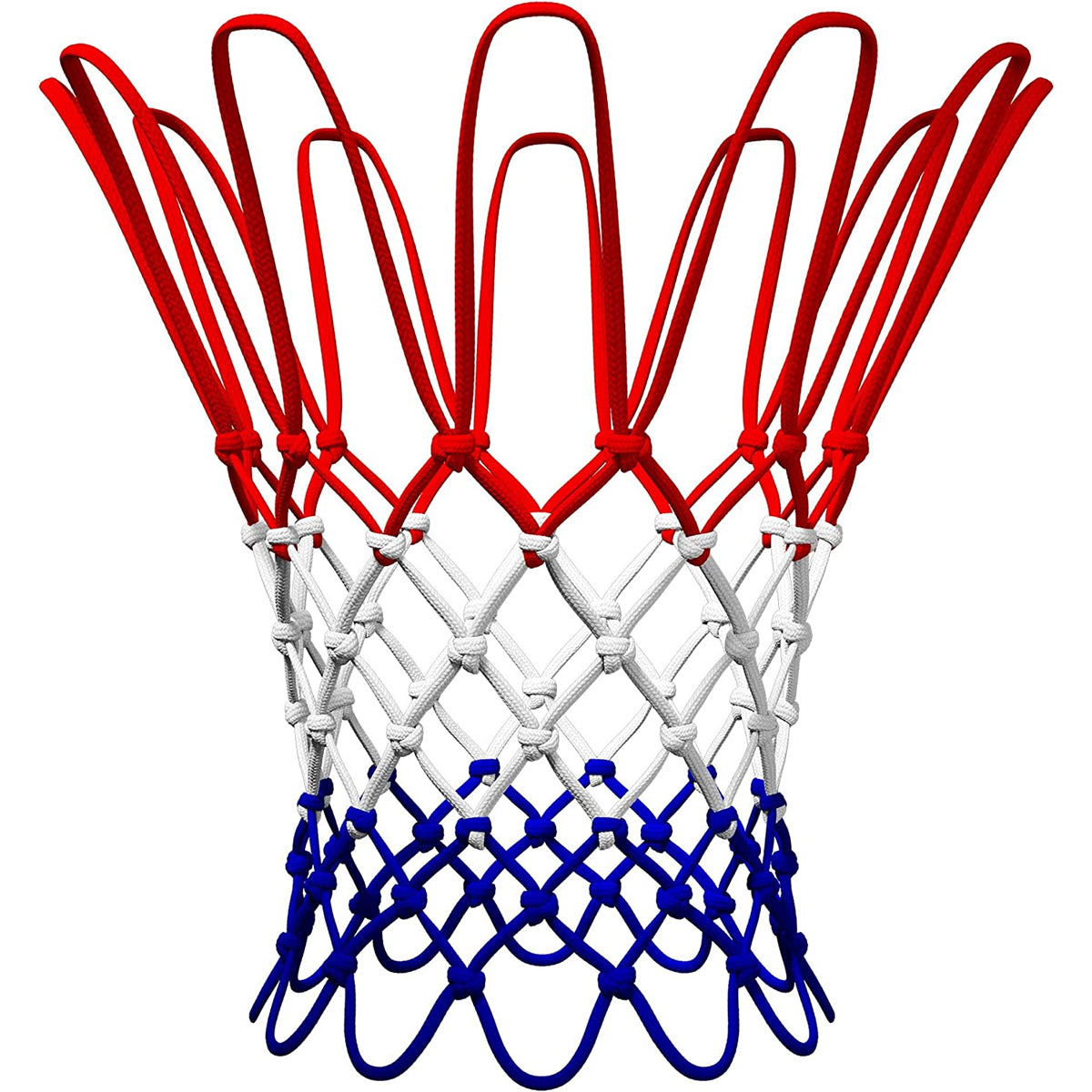 Spalding Heavy-Duty Basketball Net - Red/White/Blue Spalding