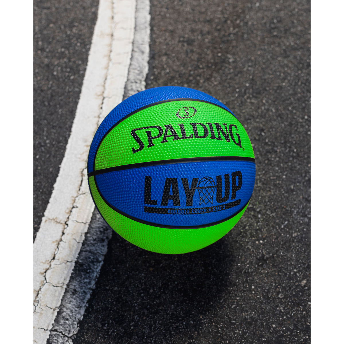 Spalding Layup Mini Rubber Outdoor Basketball Spalding