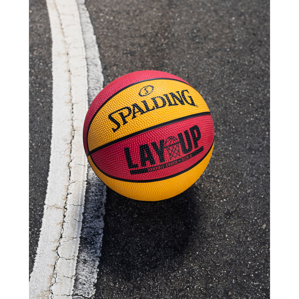 Spalding Layup Mini Rubber Outdoor Basketball Spalding