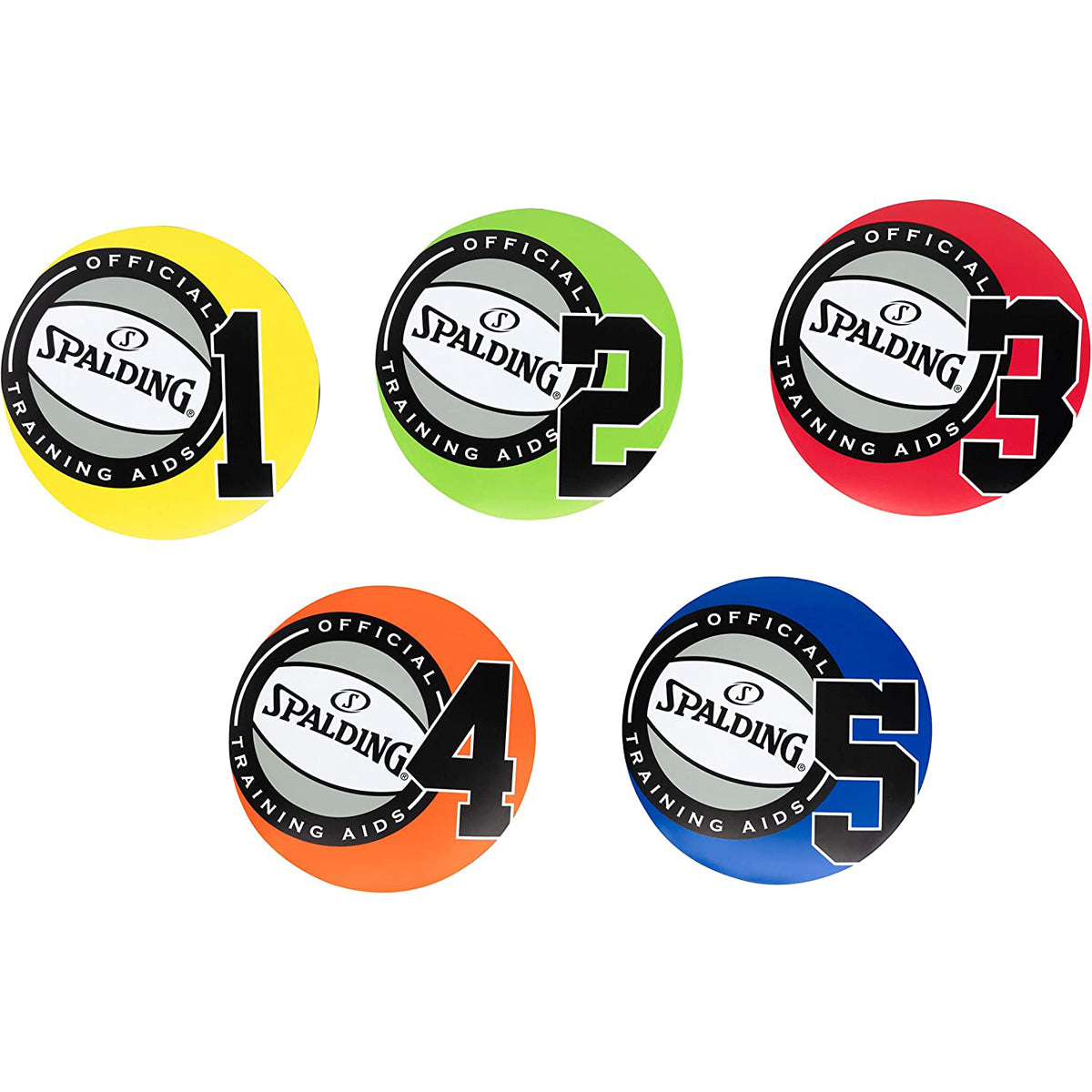 Spalding Shooting Spots Training Aid 5-Pack - Multicolor Spalding