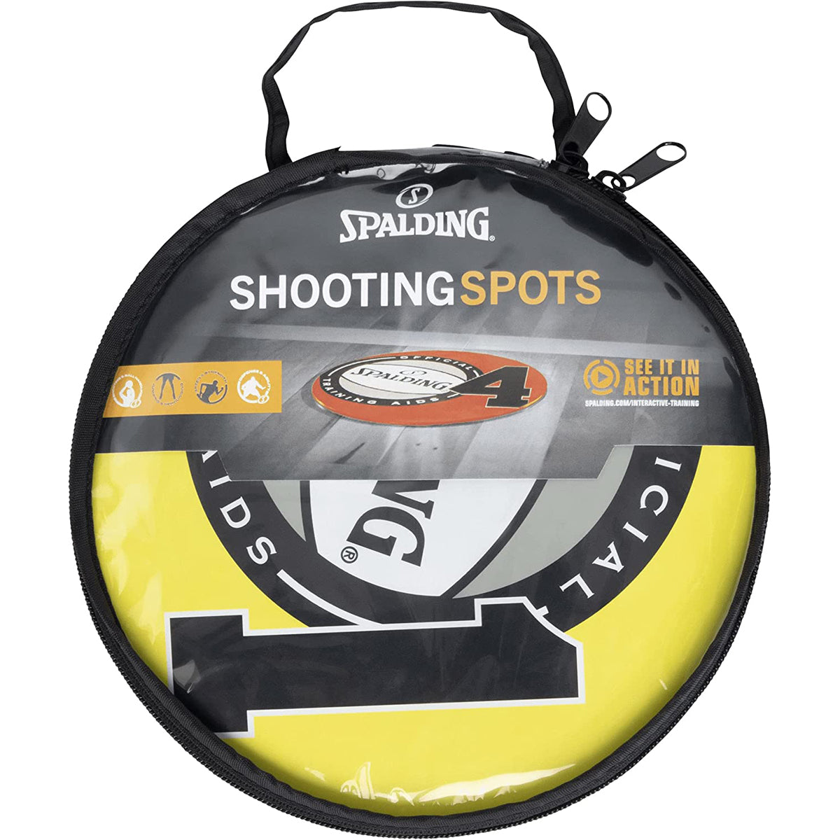Spalding Shooting Spots Training Aid 5-Pack - Multicolor Spalding