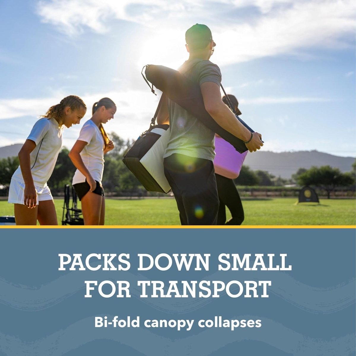 Sport - Brella Field Edge Sun Protection Umbrella, Gray - Forza Sports