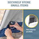 Sport - Brella Field Edge Sun Protection Umbrella, Gray - Forza Sports