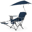 Sport - Brella Reclining Beach Chair, Midnight Blue - Forza Sports