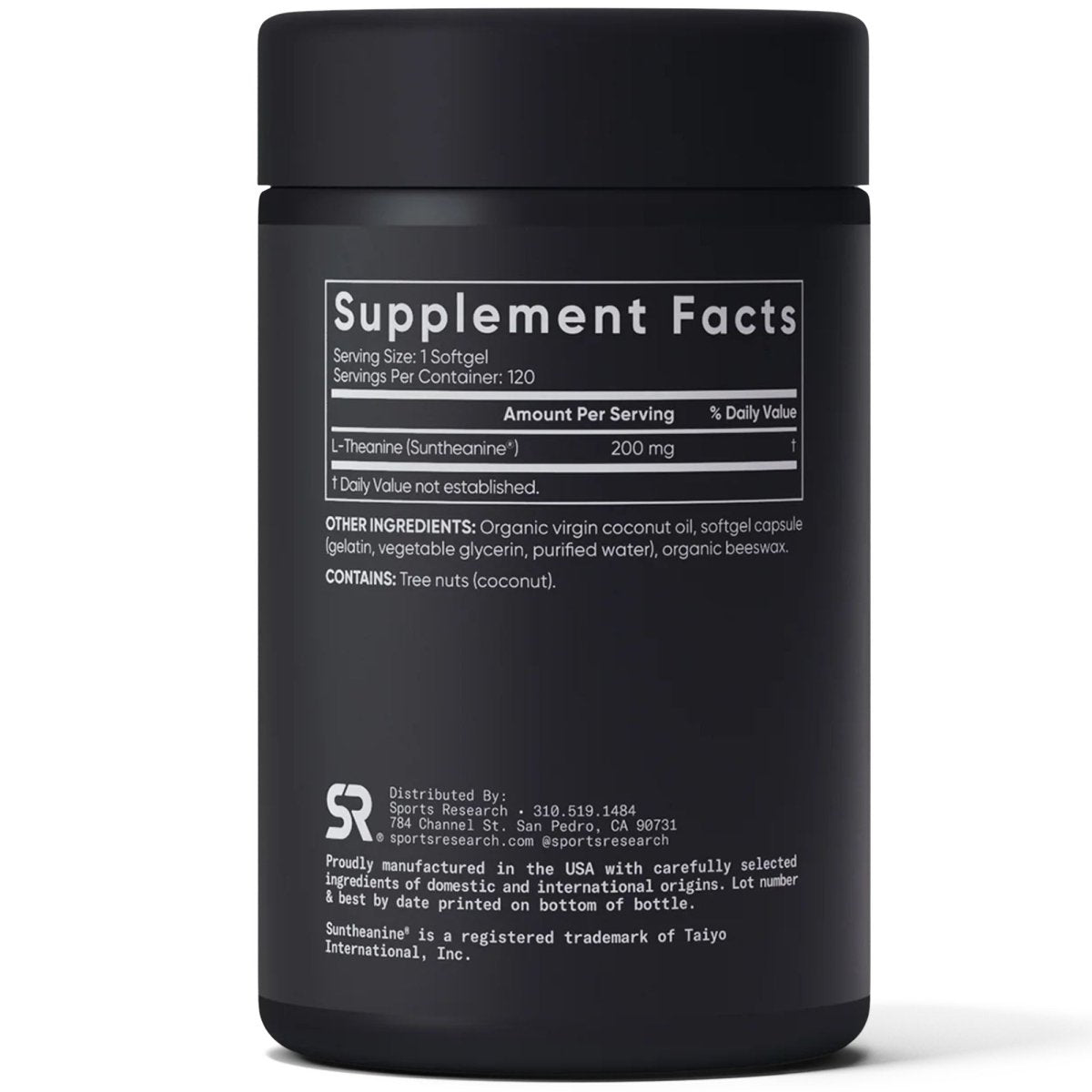 Sports Research L - Theanine Suntheanine - Forza Sports