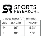 Sports Research Sweet Sweat Arm Trimmers - Yellow Sports Research