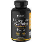Sports Research L-Theanine & Caffeine Dietary Supplement - 60 Softgels Sports Research