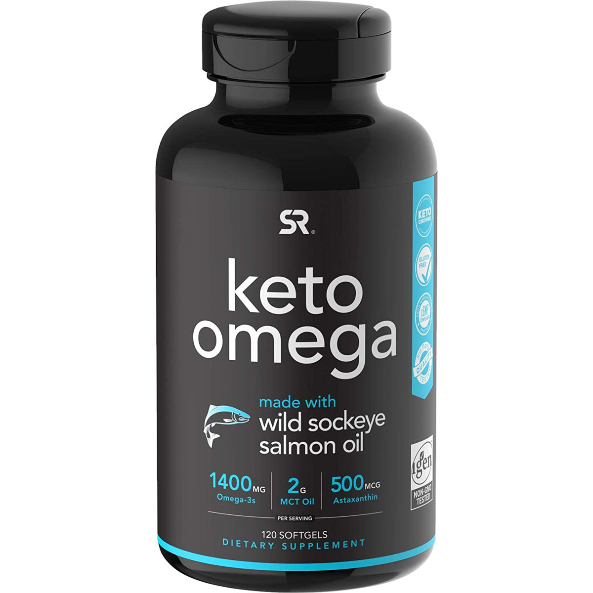 Sports Research Keto Omega Dietary Supplement - 120 Softgels Sports Research