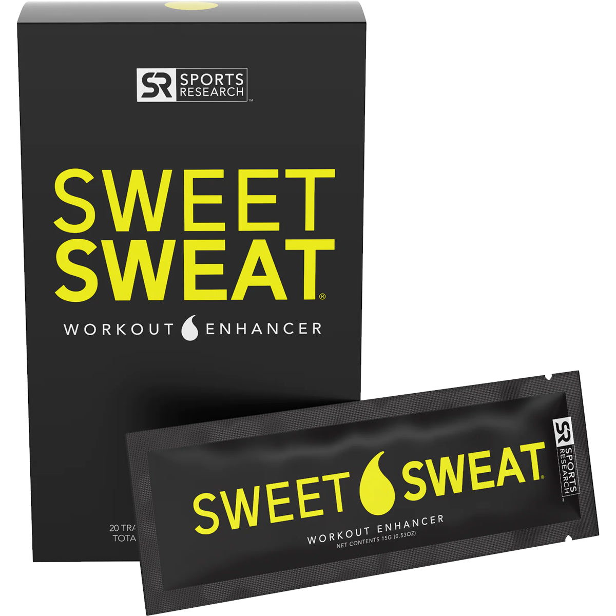 Sports Research Sweet Sweat Topical Gel Travel Packets - 20 Pack Sports Research