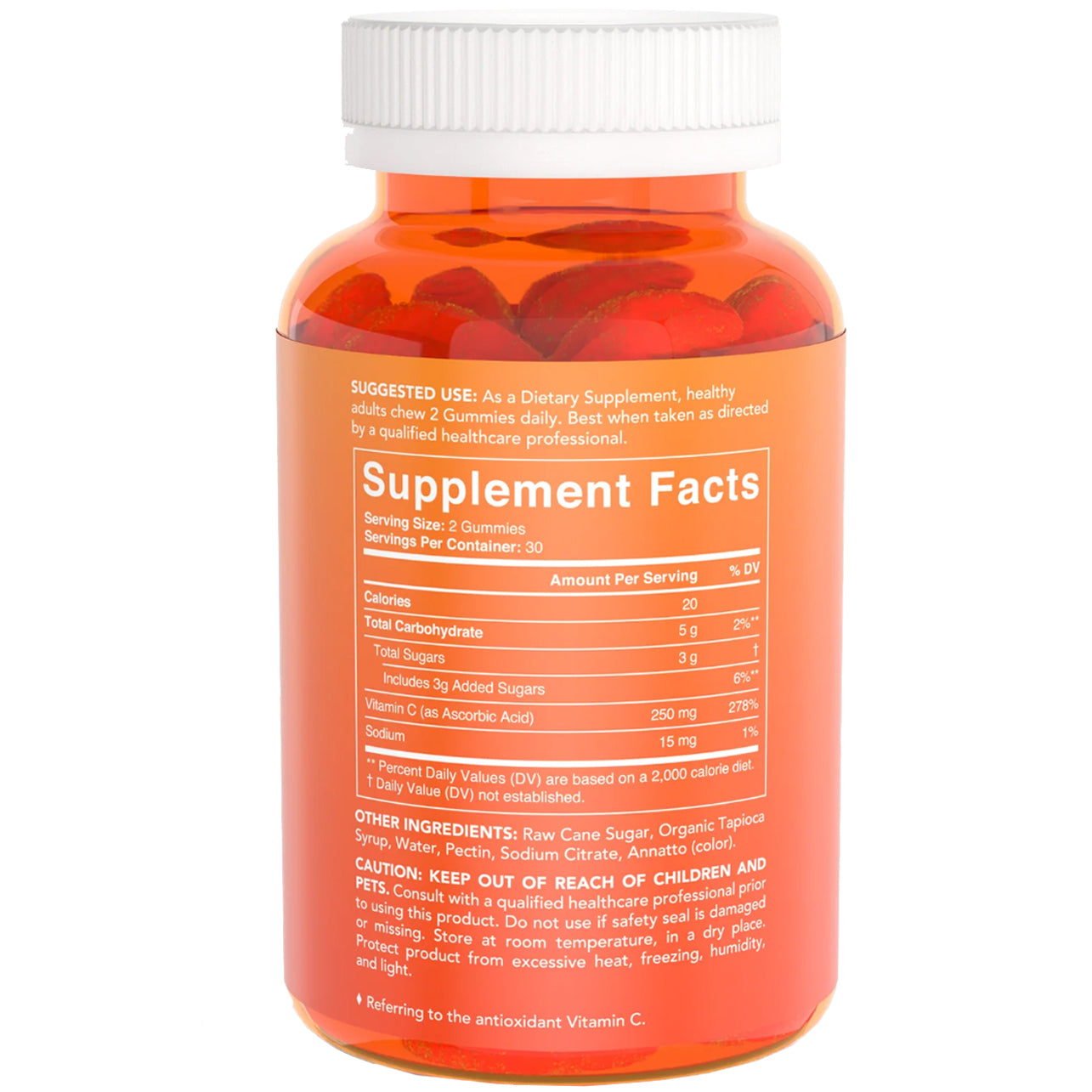Sports Research Vitamin C Antioxidant Support Gummies - 60 Gummies Sports Research