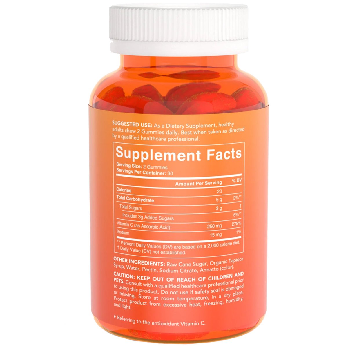 Sports Research Vitamin C Antioxidant Support Gummies - 60 Gummies - Forza Sports