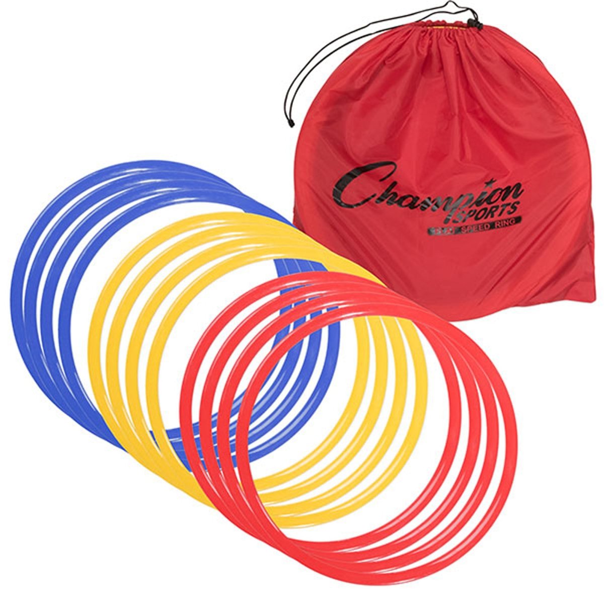 Champion Sports Speed Ring Set - Set of 12 - Multi-color - Forza Sports