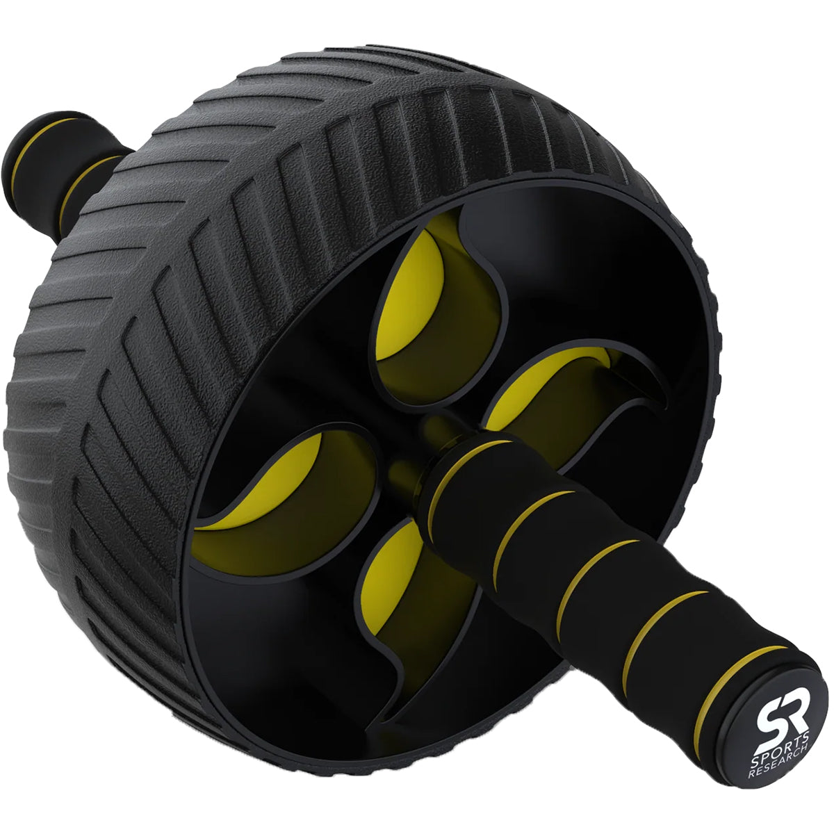 Sports Research Sweet Sweat Ab Wheel with Knee Pad Sports Research