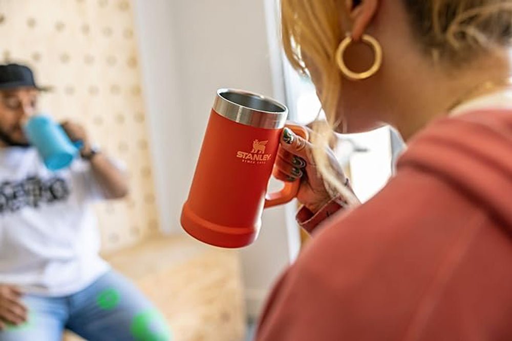 Stanley 24 oz. Adventure Big Grip Vacuum Insulated Stainless Steel Beer Stein - Forza Sports