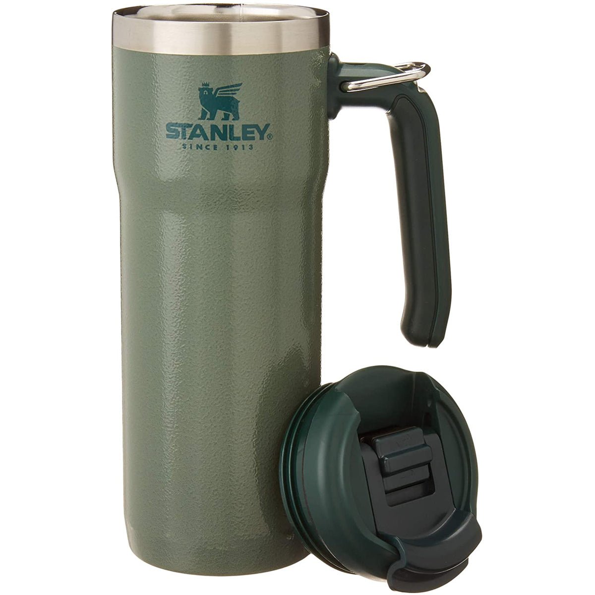 Stanley 20 oz. Classic TwinLock Insulated Stainless Steel Travel Mug with Handle - Forza Sports