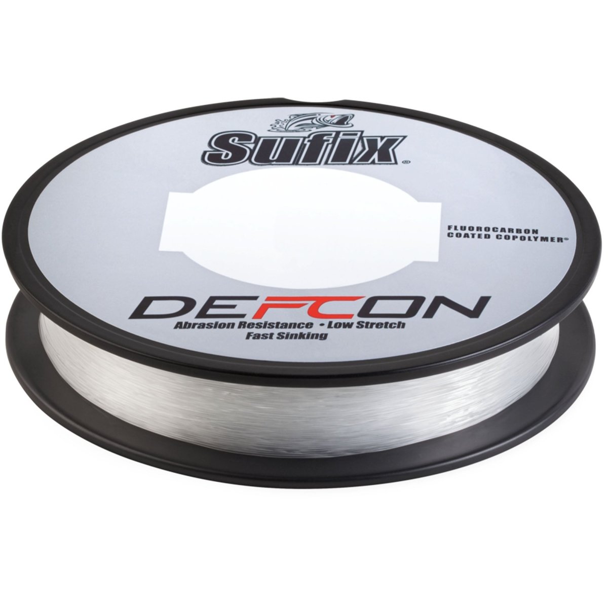 Sufix Defcon FC Co-Polymer Fishing Line, Clear - Forza Sports