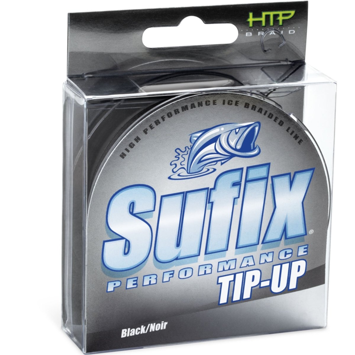 Sufix Performance Tip - Up Ice Braid Fishing Line, 150 Yds - Black - Forza Sports