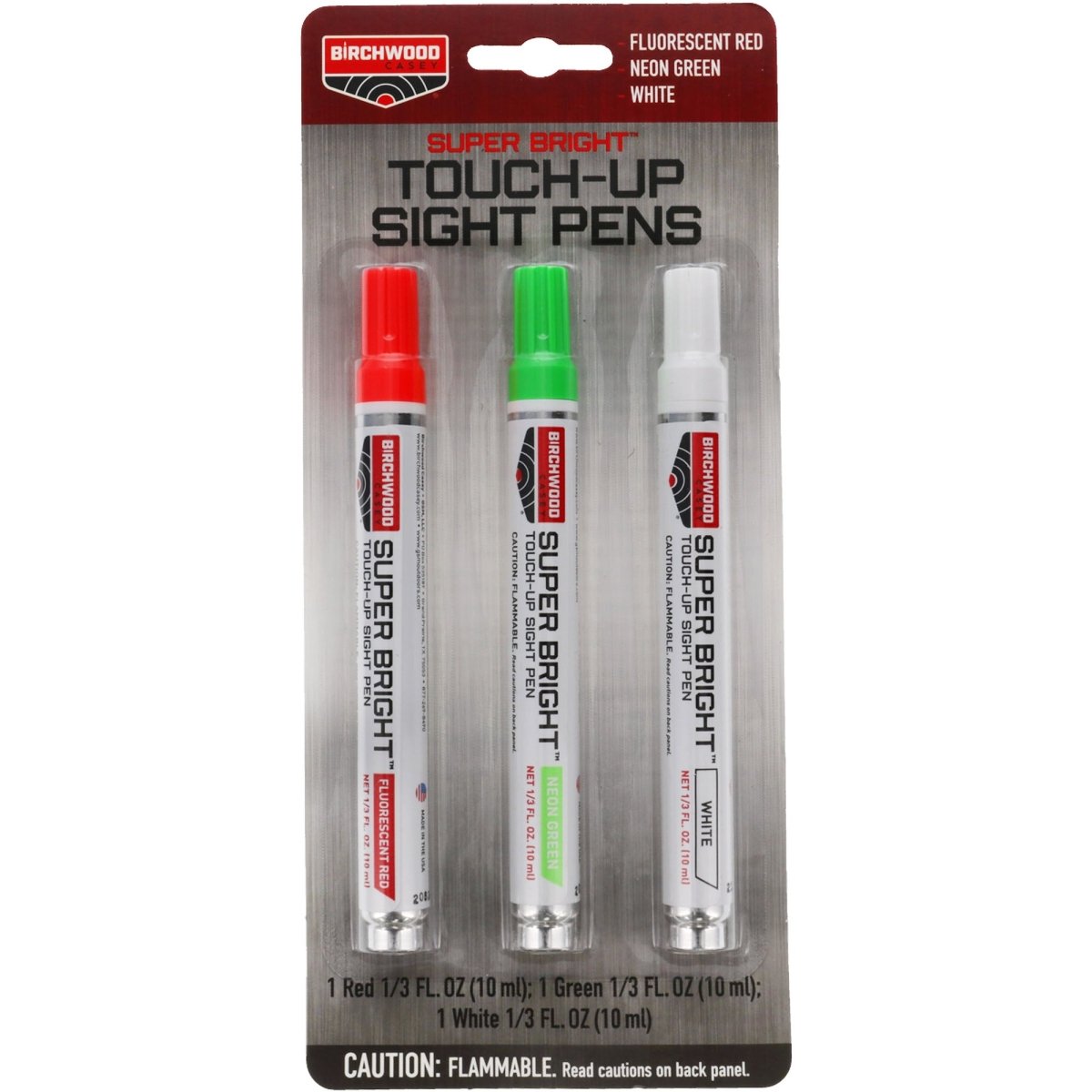 Birchwood Casey - Super Bright™ Touch - Up Pens - Green/White/Red - .33 oz. - Forza Sports
