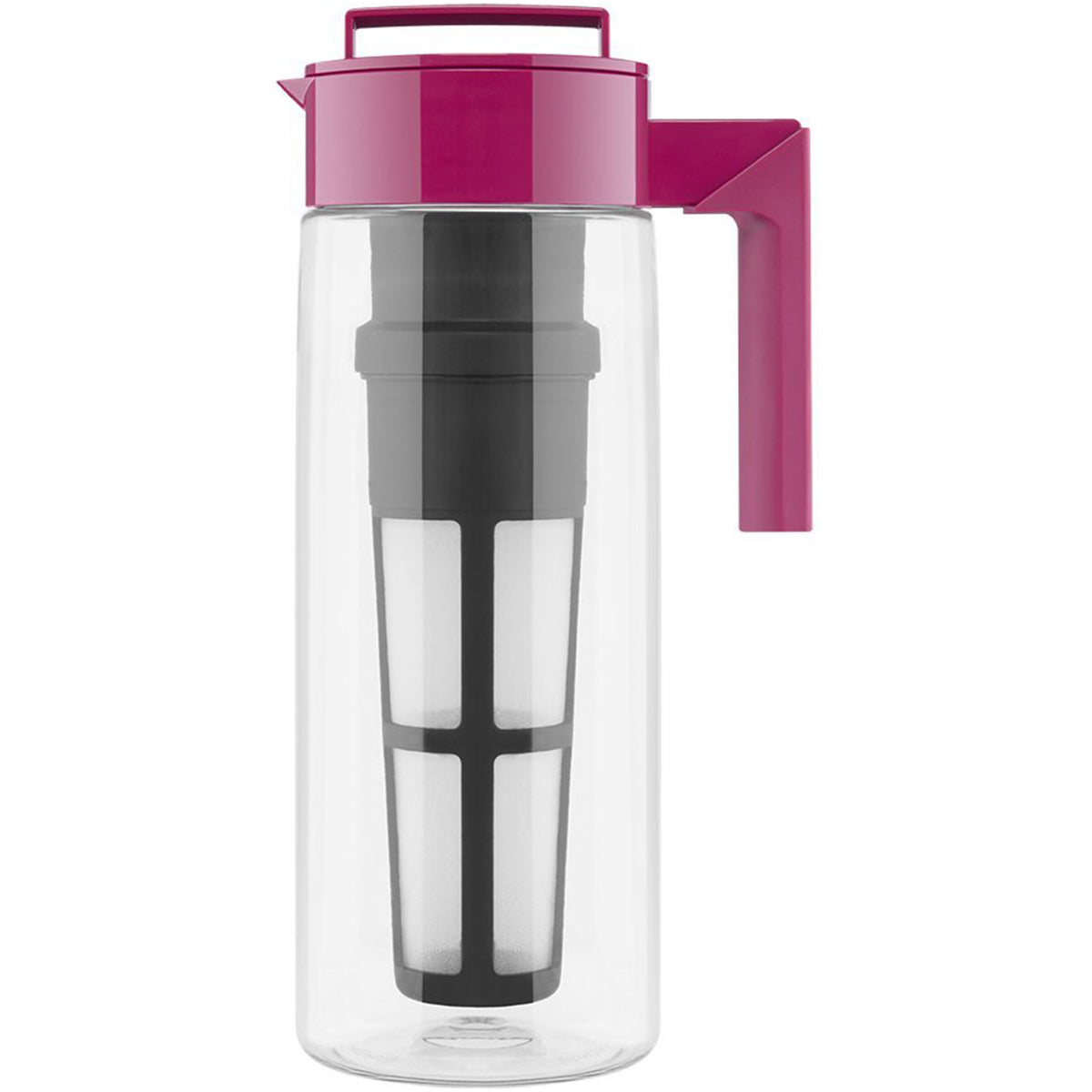 Takeya 2-Quart Tritan Plastic Flash Chill Iced Tea Maker with Mesh Tea Infuser Takeya