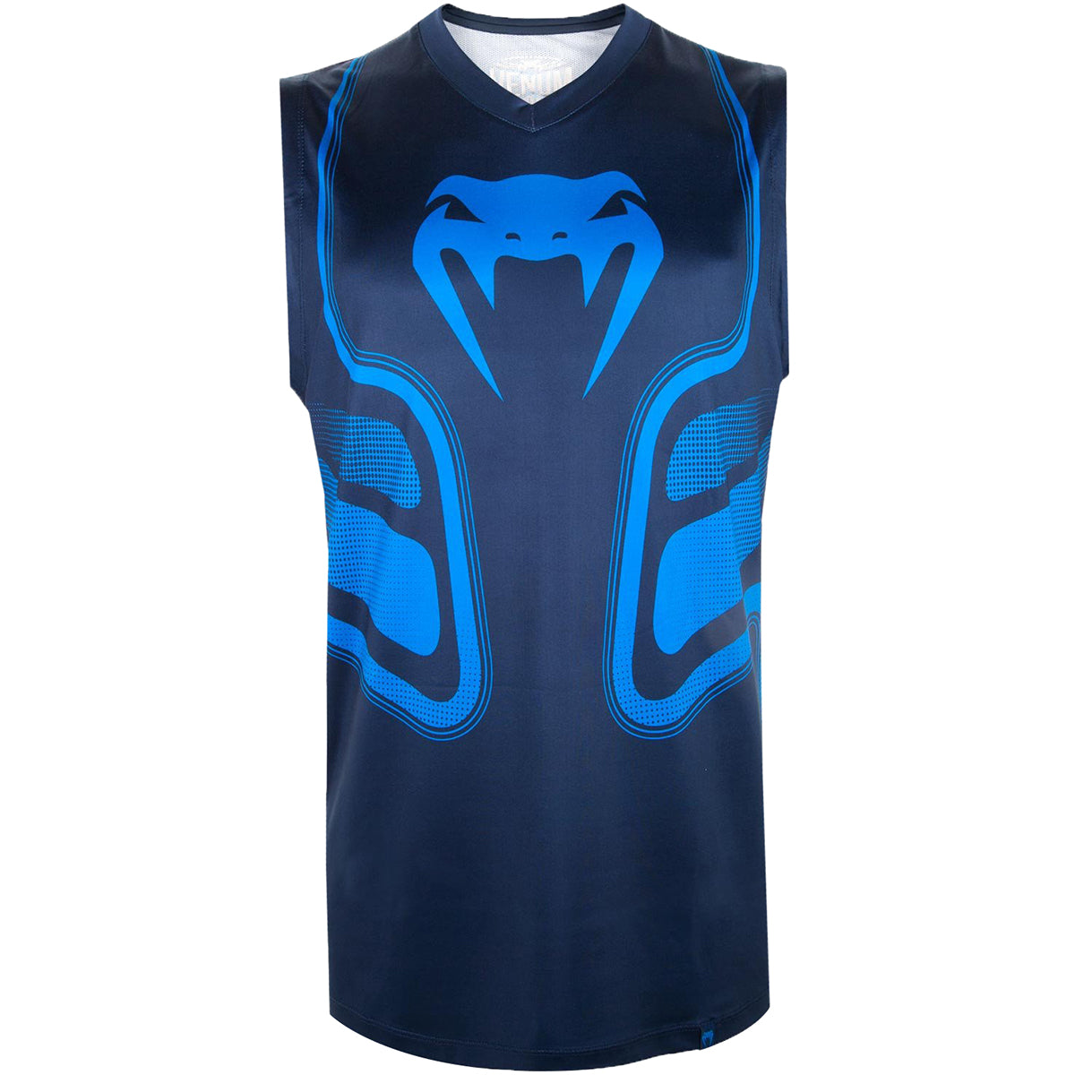 Venum Tempest 2.0 Dry Tech X-Fit Crewneck Tank Top - Blue/Navy Blue Venum