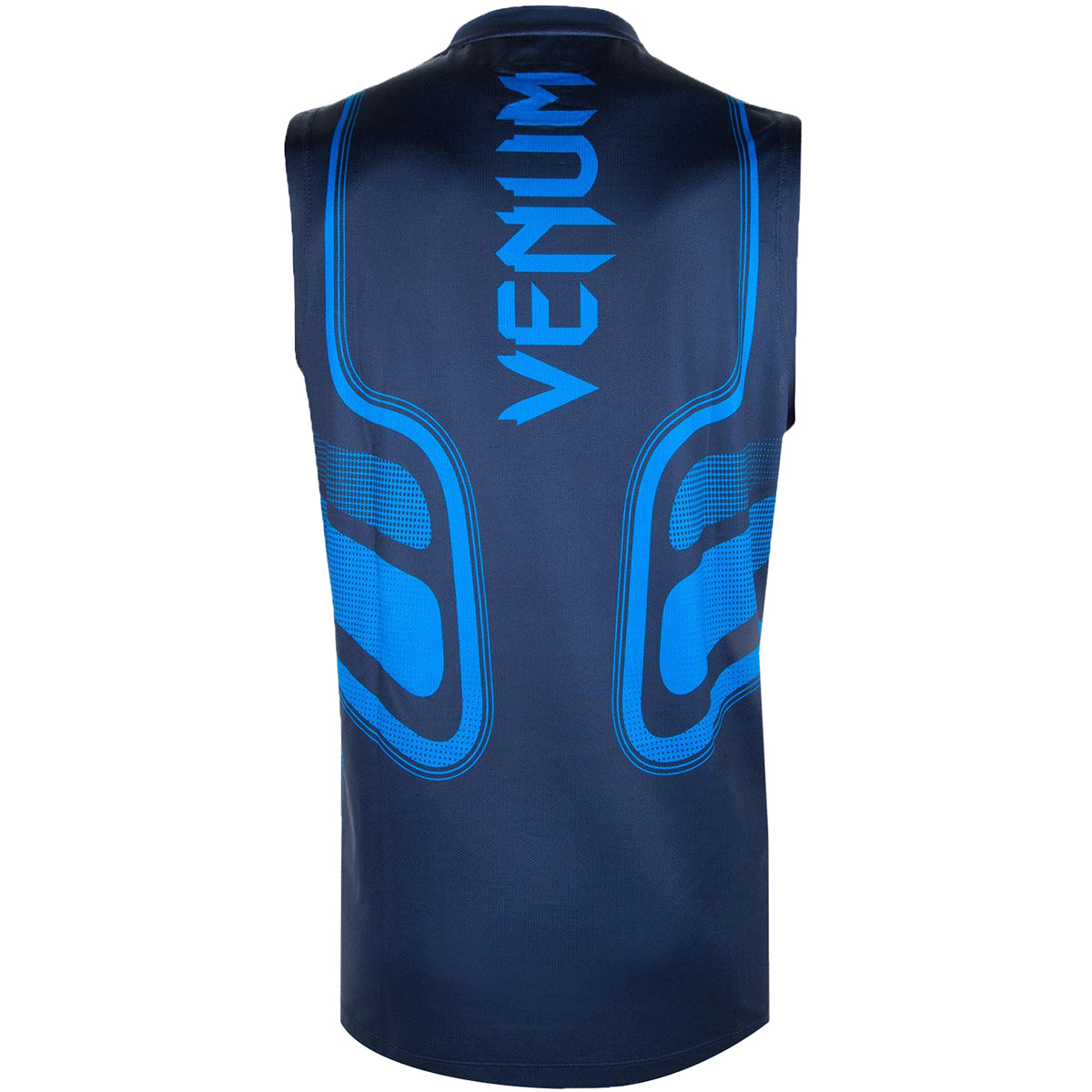 Venum Tempest 2.0 Dry Tech X-Fit Crewneck Tank Top - Blue/Navy Blue Venum