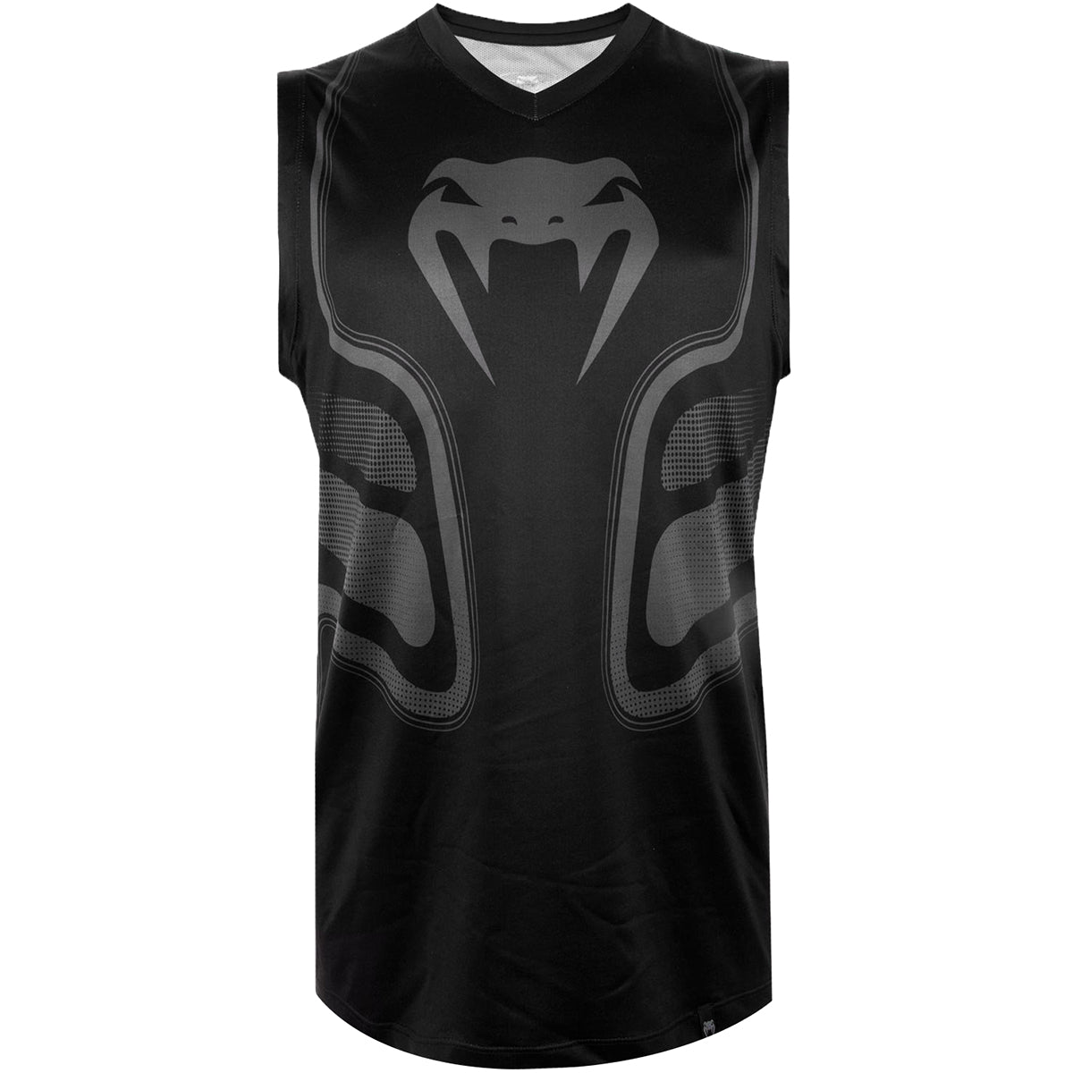 Venum Tempest 2.0 Dry Tech X-Fit Crewneck Tank Top - Black/Gray Venum