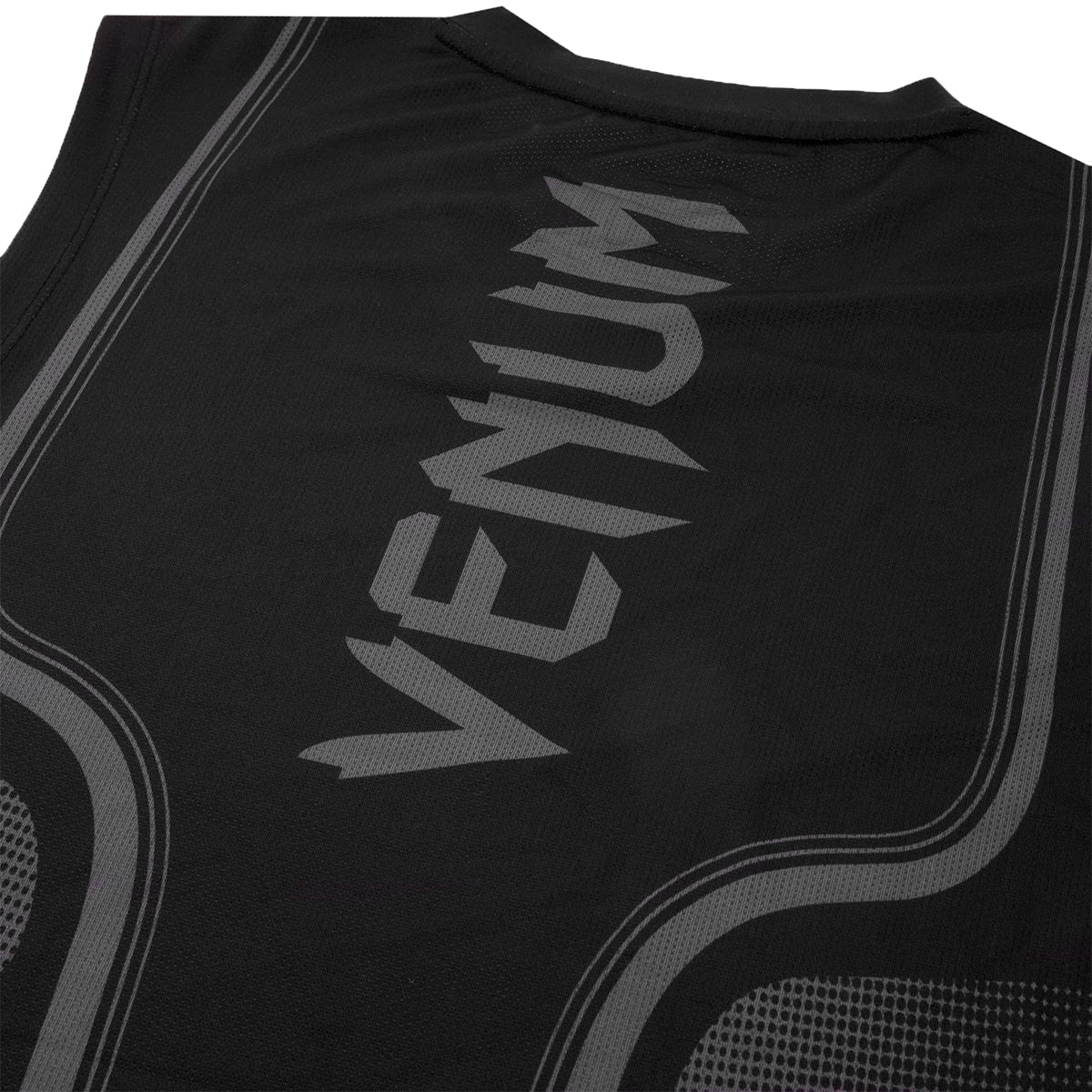 Venum Tempest 2.0 Dry Tech X-Fit Crewneck Tank Top - Black/Gray Venum