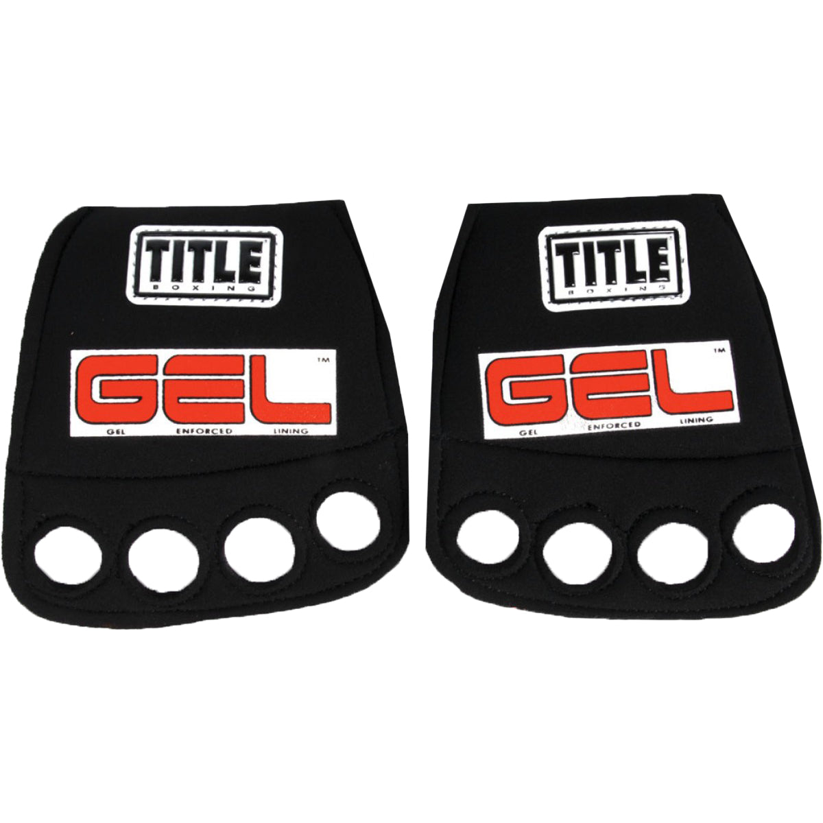 Title Boxing Gel Iron Custom Form Fit Neoprene Fist Guards - Black Title Boxing