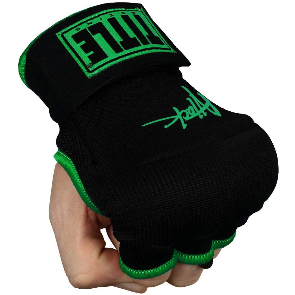 Title Boxing Attack Nitro Speedwraps 2.0 - Black/Green Title Boxing