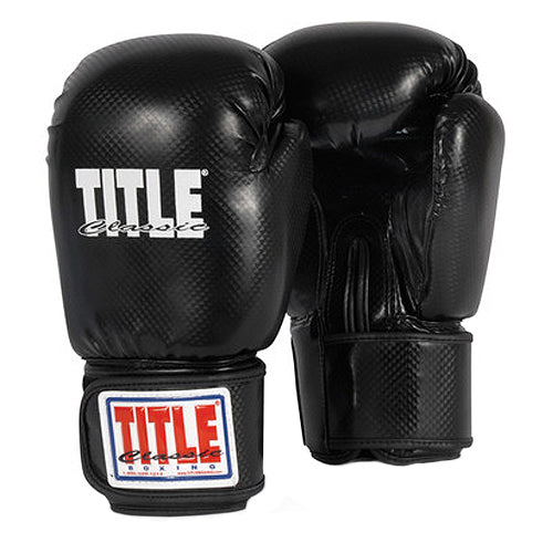 Title Classic Black Max Boxing Gloves Forza Sports