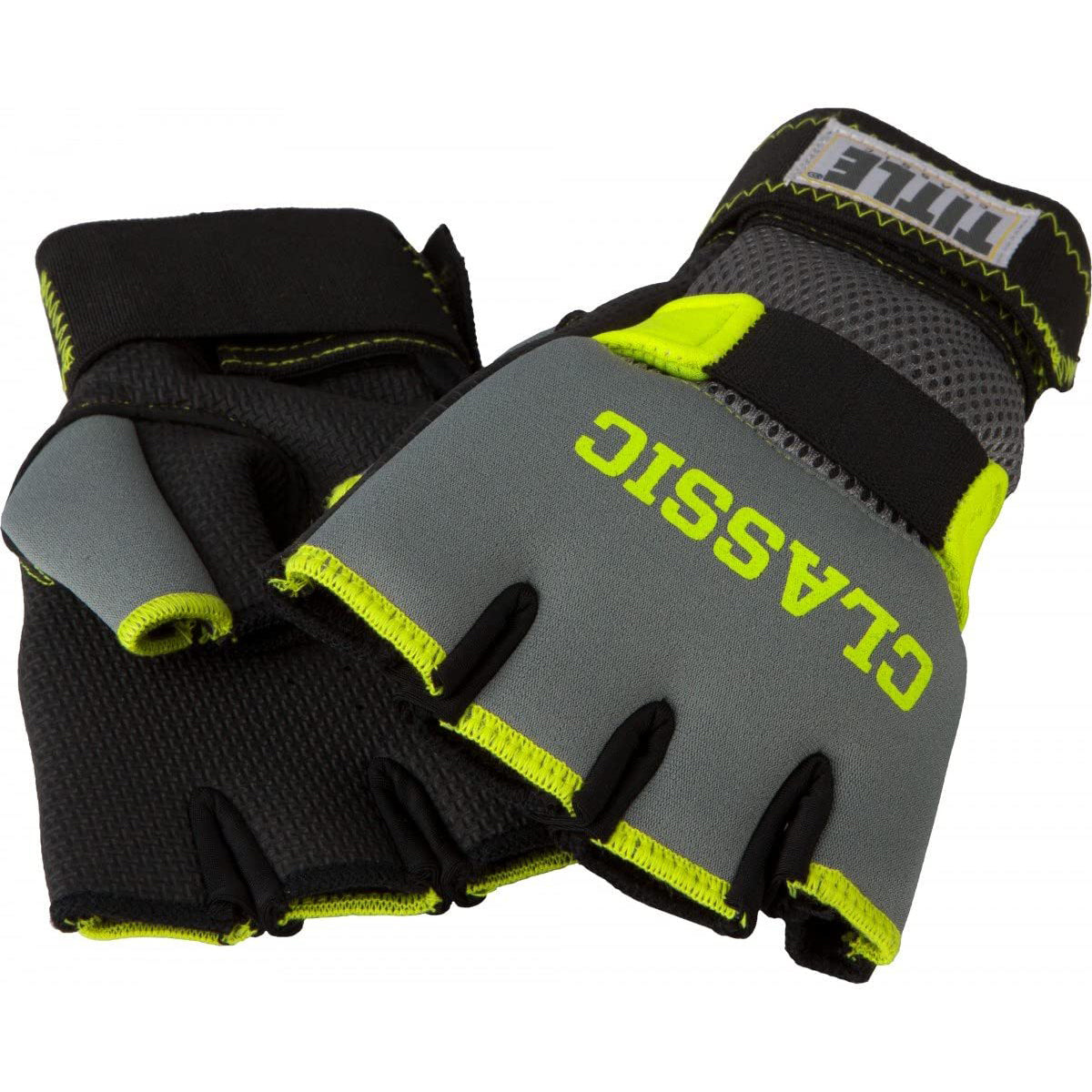 Title Boxing Classic Limited GEL-X Glove Wraps - Gray/Lime Title Boxing