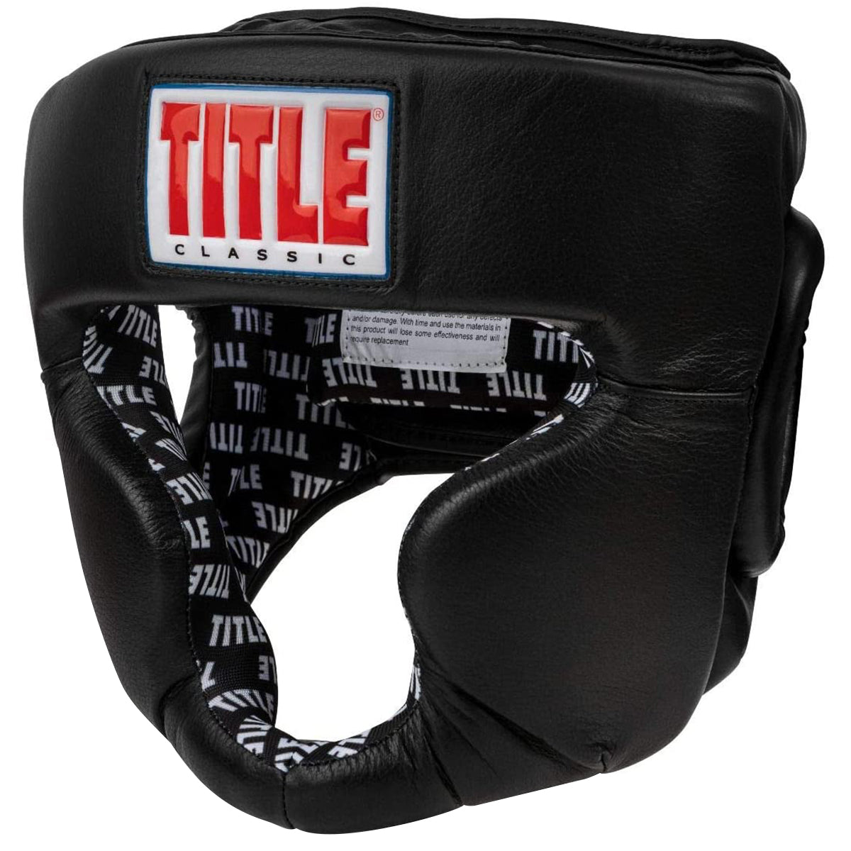 Title Boxing Classic Full Coverage Training Headgear 2.0 - Black Title Boxing