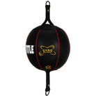 Title Boxing Gyro Balanced Leather Double End Bag - 7" - Black - Forza Sports