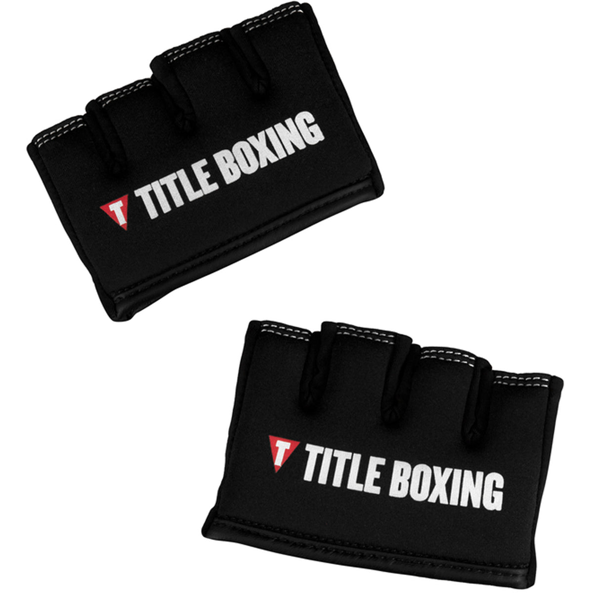 Title Boxing Gel Iron Fist Slip-On Custom Form Fit Knuckle Shields - Black Title Boxing