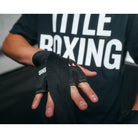 Title Boxing Gel Iron Fist Slip-On Custom Form Fit Knuckle Shields - Black Title Boxing