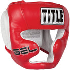 Title Boxing Gel World Full Face Training Headgear - Red