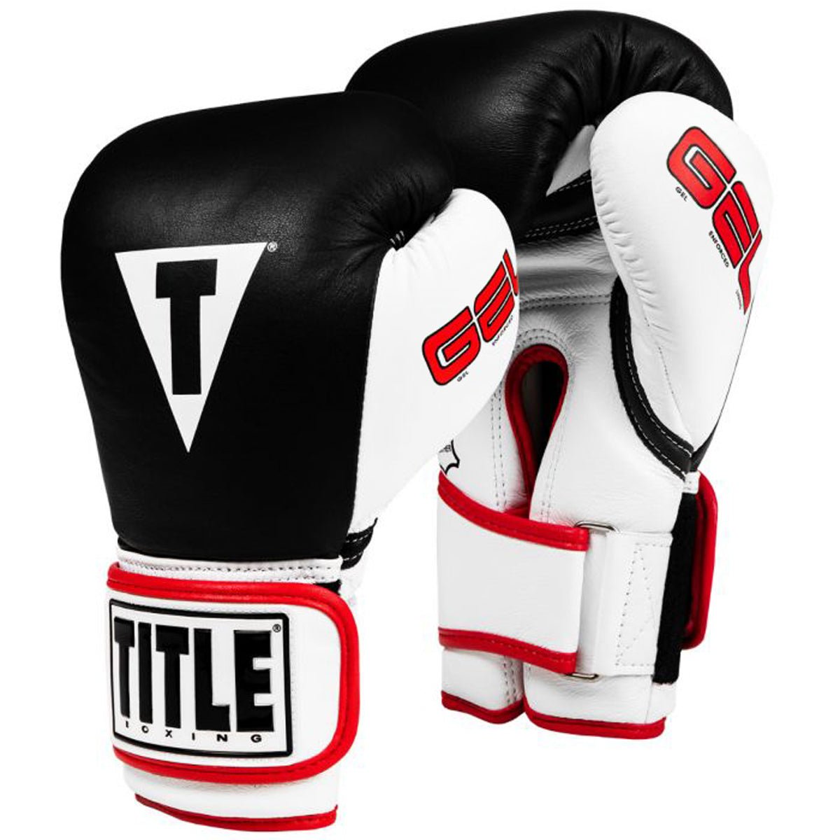Title Boxing Gel World Bag Gloves - Black - Forza Sports