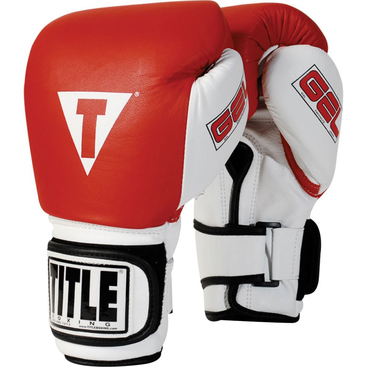 Title Boxing Gel World Bag Gloves - Red - Forza Sports