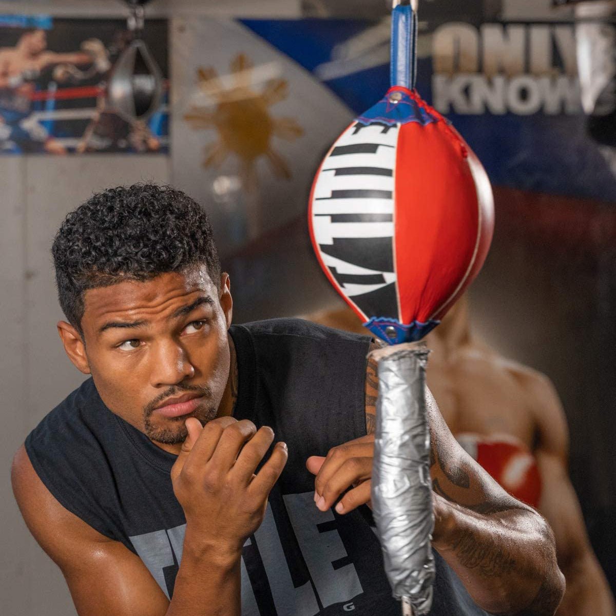 Boxing Speed Bag TITLE Boxing Rebounder Double End Bag Inch