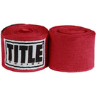 Title Boxing 180" Semi Elastic Mexican Handwraps - Red - Forza Sports