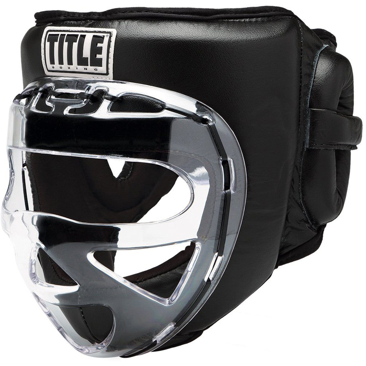Title Boxing Face Shield No-Contact Training Headgear 2.0 - Black Title Boxing