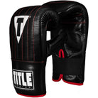 Title Boxing Professional Old School Leather Bag Gloves 3.0 - Black Title Boxing